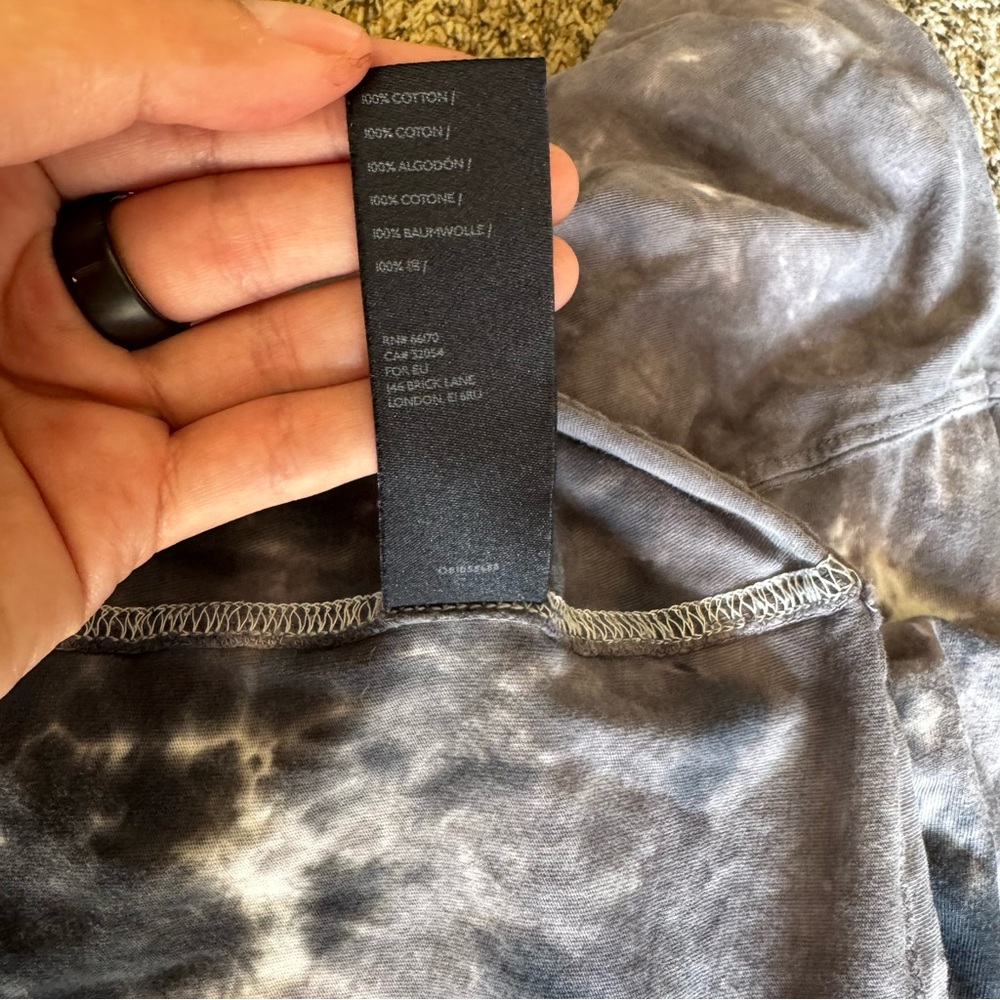 Free People Women’s S We The Free Oversized Long Sleeve Tie Dye Shirt - Picture 5 of 5